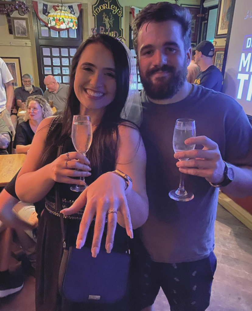 Couple gets engaged at the ale house